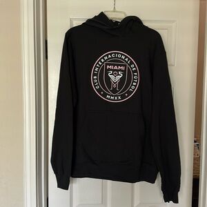 NWT Black Messi Hooded Sweatshirt (Adult Medium)